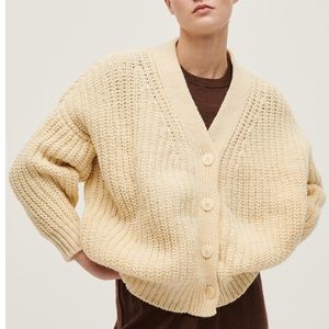 Babaa cardigan no. 19 / Spanish wool / natural / one size
